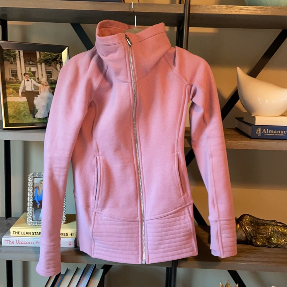 Lulu mid weight jacket - pink mauve